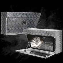 Load image into Gallery viewer, Giantz Aluminium Ute Tool Box Pair of Toolbox Tray Vehicle Storage Lock
