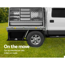 Load image into Gallery viewer, Giantz Steel Ute Tool Box Right Toolbox Under Tray Vehicle Storage Lock

