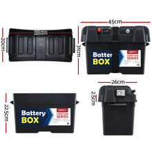 Load image into Gallery viewer, Giantz AGM Battery Box 12v XL Deep Cycle Portable Solar Caravan Camping
