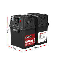 Load image into Gallery viewer, Giantz Battery Box 300W Inverter Deep Cycle Battery Portable Caravan Camping USB
