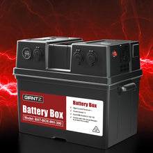 Load image into Gallery viewer, Giantz Battery Box 300W Inverter Deep Cycle Battery Portable Caravan Camping USB
