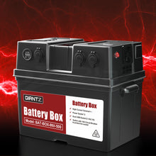 Load image into Gallery viewer, Giantz Battery Box 500W Inverter Deep Cycle Battery Portable Caravan Camping USB
