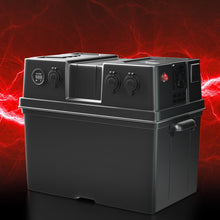 Load image into Gallery viewer, Giantz Battery Box 500W Inverter Deep Cycle Battery Portable Caravan Camping USB
