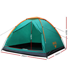 Load image into Gallery viewer, Bestway Camping Tent Family Hiking Canvas Beach Tent Three Person
