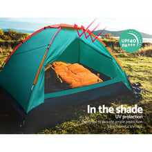 Load image into Gallery viewer, Bestway Camping Tent Family Hiking Canvas Beach Tent Three Person
