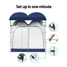 Load image into Gallery viewer, Weisshorn 20L Outdoor Portable Toilet Camping Shower Tent Ensuite Change Room
