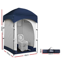 Load image into Gallery viewer, Weisshorn 20L Outdoor Portable Toilet Camping Shower Tent Change Room Ensuite
