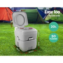 Load image into Gallery viewer, Weisshorn 20L Outdoor Portable Toilet Camping Shower Tent Change Room Ensuite
