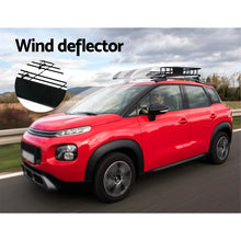 Load image into Gallery viewer, Giantz Universal Car Roof Rack Basket Luggage Vehicle Cargo Carrier 111cm Black
