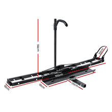 Load image into Gallery viewer, Giantz Motorcycle Motorbike Carrier Rack Ramp 2&quot;Towbar Adjustable Height Black,Giantz Motorcycle Motorbike Carrier Rack Ramp 2&quot;Towbar Adjustable Height Black
