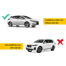 Load image into Gallery viewer, Universal Car Roof Rack Cross Bars 90cm Aluminium Adjustable Lockable 45kg Clamps
