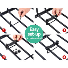 Load image into Gallery viewer, Giantz Universal Roof Rack Basket Car Luggage Carrier Steel Vehicle Cargo 112cm
