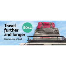 Load image into Gallery viewer, Giantz Universal Roof Rack Basket Car Carrier Steel 123cm
