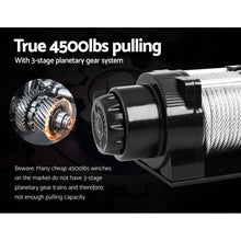 Load image into Gallery viewer, Giantz 4WD Electric Car Winch 4500LBS/2041KG
