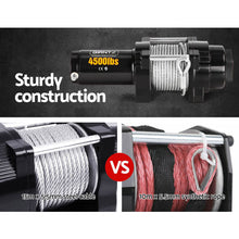 Load image into Gallery viewer, Giantz 4WD Electric Car Winch 4500LBS/2041KG
