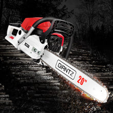 Load image into Gallery viewer, Giantz 62CC Commercial Petrol Chainsaw - Red &amp; White

