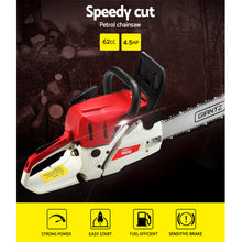 Load image into Gallery viewer, Giantz Chainsaw Petrol 62CC 20&quot; Bar Commercial E-Start Pruning Chain Saw,Giantz Chainsaw Petrol 62CC 20&quot; Bar Commercial E-Start Pruning Chain Saw 4.5HP
