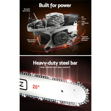 Load image into Gallery viewer, Giantz Chainsaw Petrol 62CC 20&quot; Bar Commercial E-Start Pruning Chain Saw,Giantz Chainsaw Petrol 62CC 20&quot; Bar Commercial E-Start Pruning Chain Saw 4.5HP
