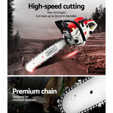 Load image into Gallery viewer, Giantz Chainsaw Petrol 62CC 20&quot; Bar Commercial E-Start Pruning Chain Saw,Giantz Chainsaw Petrol 62CC 20&quot; Bar Commercial E-Start Pruning Chain Saw 4.5HP
