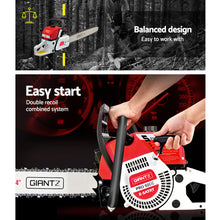 Load image into Gallery viewer, Giantz 88CC Commercial Petrol Chainsaw - Red &amp; White

