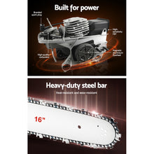 Load image into Gallery viewer, Giantz Chainsaw Petrol 45CC 16&quot; Bar Commercial E-Start Pruning Chain Saw,Giantz Chainsaw Petrol 45CC 16&quot; Bar Commercial E-Start Pruning Chain Saw 3.5HP
