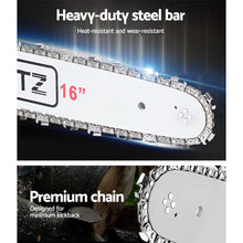 Load image into Gallery viewer, Giantz 45cc Petrol Commercial Chainsaw 16&quot; Bar E-Start Pruning Chain Saw
