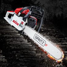Load image into Gallery viewer, Giantz Chainsaw Petrol 52CC 20&quot; Bar Commercial E-Start Pruning Chain Saw White,Giantz Chainsaw Petrol 52CC 20&quot; Bar Commercial E-Start Pruning Chain Saw White
