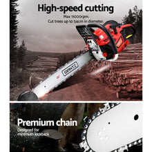 Load image into Gallery viewer, Giantz Chainsaw Petrol 52CC 20&quot; Bar Commercial E-Start Pruning Chain Saw,Giantz Chainsaw Petrol 52CC 20&quot; Bar Commercial E-Start Pruning Chain Saw 4.0HP
