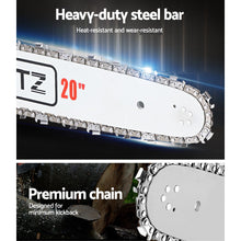 Load image into Gallery viewer, Giantz 52cc Petrol Commercial Chainsaw 20 Bar E-Start Tree Pruning Chain Saw
