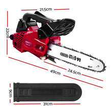 Load image into Gallery viewer, Giantz Chainsaw Chainsaws 10” Oregon Petrol Cordless 25cc Top Handle Chains Saw
