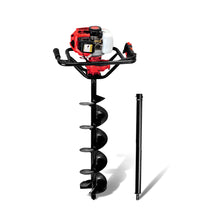 Load image into Gallery viewer, Giantz 92CC Post Hole Digger 200mm Petrol Drill Extension Bits Auger
