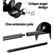 Load image into Gallery viewer, Giantz 92CC Post Hole Digger 200mm Petrol Drill Extension Bits Auger

