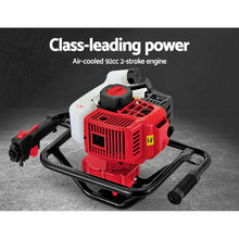 Load image into Gallery viewer, Giantz Post Hole Diggers 92CC Petrol Digger Extension Auger Bits
