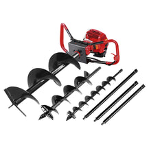 Load image into Gallery viewer, Giantz 80CC Petrol Post Hole Digger Extension Auger Bits Kit
