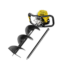 Load image into Gallery viewer, Giantz 80CC Post Hole Digger 300mm Petrol Drill Auger Extension Bits
