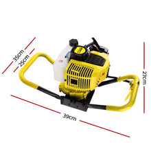 Load image into Gallery viewer, Giantz Post Hole Digger 66CC Petrol Only Engine Motor Earth Auger Borer Fence
