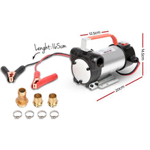 Load image into Gallery viewer, Giantz 12V Diesel Transfer Pump Extractor Oil Fuel Electric Bowser Auto Display
