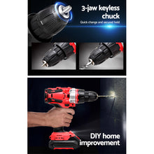 Load image into Gallery viewer, GIANTZ Impact Drill Electric 20V Lithium Impact Cordless Impact drill
