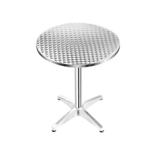 Load image into Gallery viewer, Gardeon Aluminium Adjustable Round Bar Table - Silver
