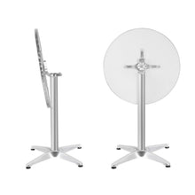 Load image into Gallery viewer, Gardeon Aluminium Adjustable Round Bar Table - Silver
