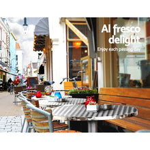 Load image into Gallery viewer, Gardeon Outdoor Bar Table Aluminium Dining Table Round 70CM
