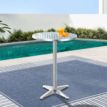 Load image into Gallery viewer, Gardeon Outdoor Bar Table Aluminium Dining Table Round 70CM
