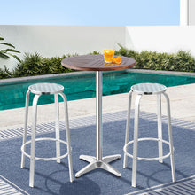 Load image into Gallery viewer, Gardeon 3-Piece Outdoor Bar Set Bistro Table Stools Adjustable Wooden Cafe
