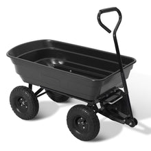 Load image into Gallery viewer, Gardeon 75L Garden Dump Cart - Black
