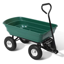 Load image into Gallery viewer, Gardeon Garden Cart Dump 270kg Hand Trailer Trolley Wagon Wheelbarrow Pull 75L
