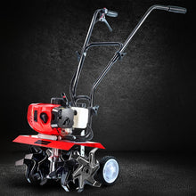 Load image into Gallery viewer, Giantz 72CC Tiller Garden Cultivator Rototiller 6 Blades Soil Plower Mini Rotary Hoe

