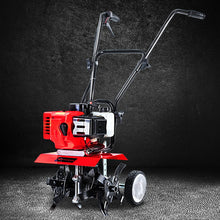 Load image into Gallery viewer, Giantz 65CC Tiller Garden Cultivator Rototiller 4 Blades Soil Plower Mini Rotary Hoe
