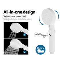 Load image into Gallery viewer, Devanti Outdoor Gas Water Heater Portable Camping Shower 12V Pump Silver
