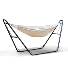 Load image into Gallery viewer, Gardeon Hammock Bed with Steel Frame Stand - Cream
