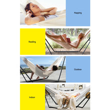Load image into Gallery viewer, Gardeon Hammock Bed with Steel Frame Stand - Cream
